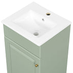 Bathroom Vanity with Sink and Adjustable Shelf - Multiple Colors