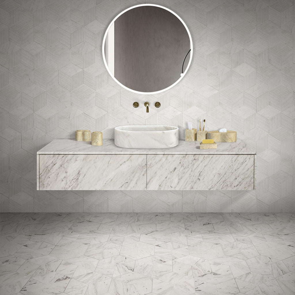 Semi Polished Bathroom Vessel Sink