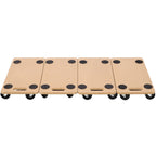 Furniture Moving Dolly, Heavy Duty Wood Rolling Mover with 500 lb Capacity - Natural