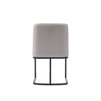 Serena Dining Chair with Geometric Metal Base - Available in Multiple Colors