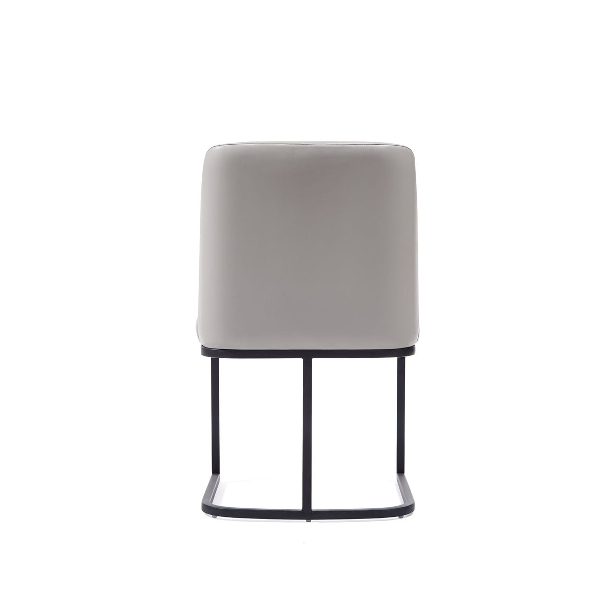 Serena Dining Chair with Geometric Metal Base - Available in Multiple Colors