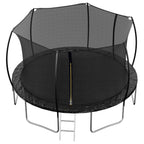 14FT Trampoline with Safety Enclosure Net – Steel Frame