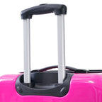 Gradient Color Hardshell Luggage Set with Spinner Wheels and TSA Lock – Light Blue or Purple