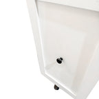 Sliding Snack Cabinet Organizer with Wheels - Particle Board