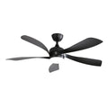 Ceiling Fan With 3-Color Dimmable LED Light - Black