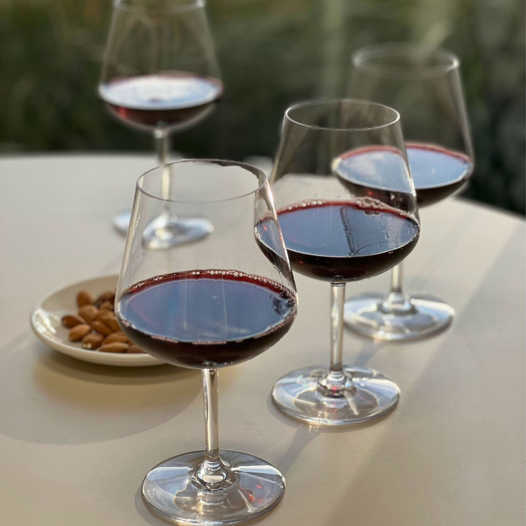 Plastic Wine Glasses Set of 4 with Unbreakable Tritan - Clear