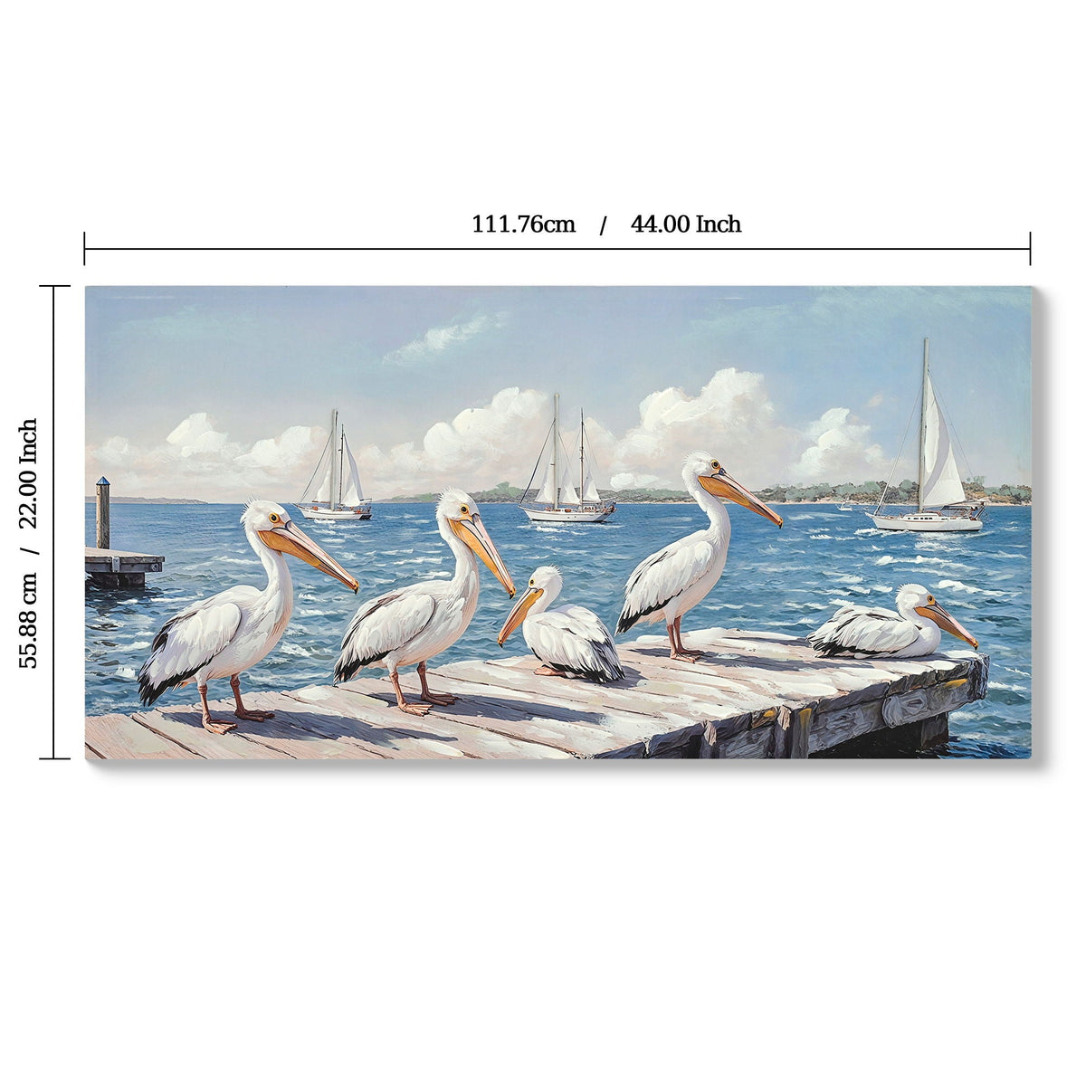 Beach Wall Art Large Ocean Seagull Canvas Pictures For Living Room
