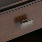 Handcrafted Bedside Table with Drawer and Shelf - Multiple Colors