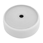 Ceramic Vessel Bathroom Sink with Stain Resistant Finish - White