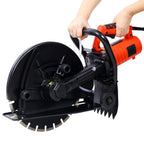 Electric 14" Cut Off Saw with Wet/Dry Functionality – Black