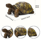 Large 3D Turtle Statue with Realistic Detailing - Resin