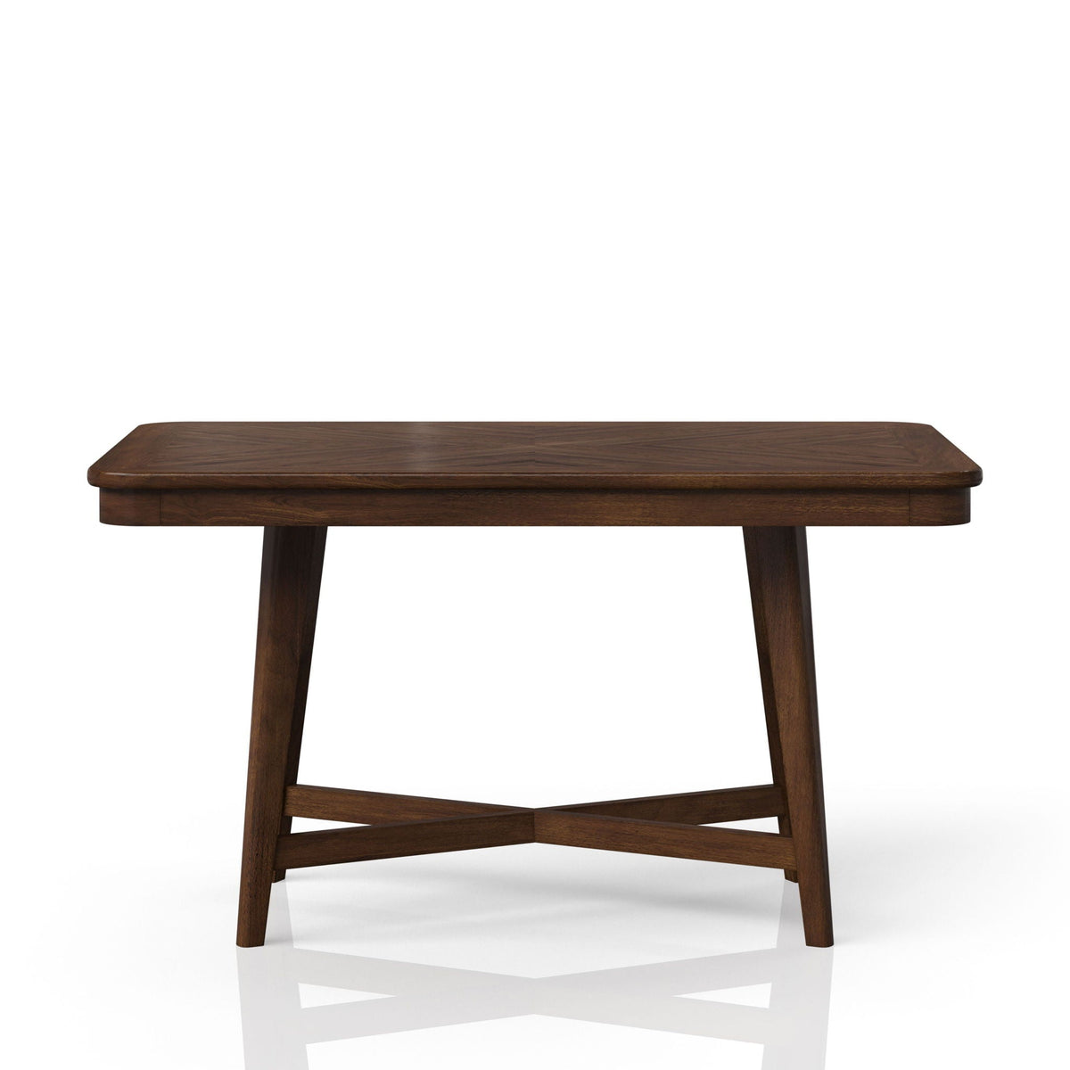 Cherry Dining Table with Solid Wood Construction - Cherry Finish