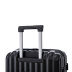 Spinner Wheel Luggage Set with USB Port and Holders - Pink, Black, Green