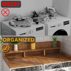 Washer Dryer Countertop with Non-Slip Pads - Walnut