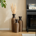Classic And Neat Floor Vase with High Independent Stand - Multiple Colors