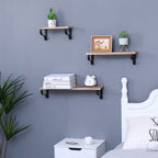 Floating Shelves, Long Wall Shelves (Set of 3)