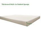2 Piece Outdoor Chaise Lounge Chair Cushion Set With Pillow