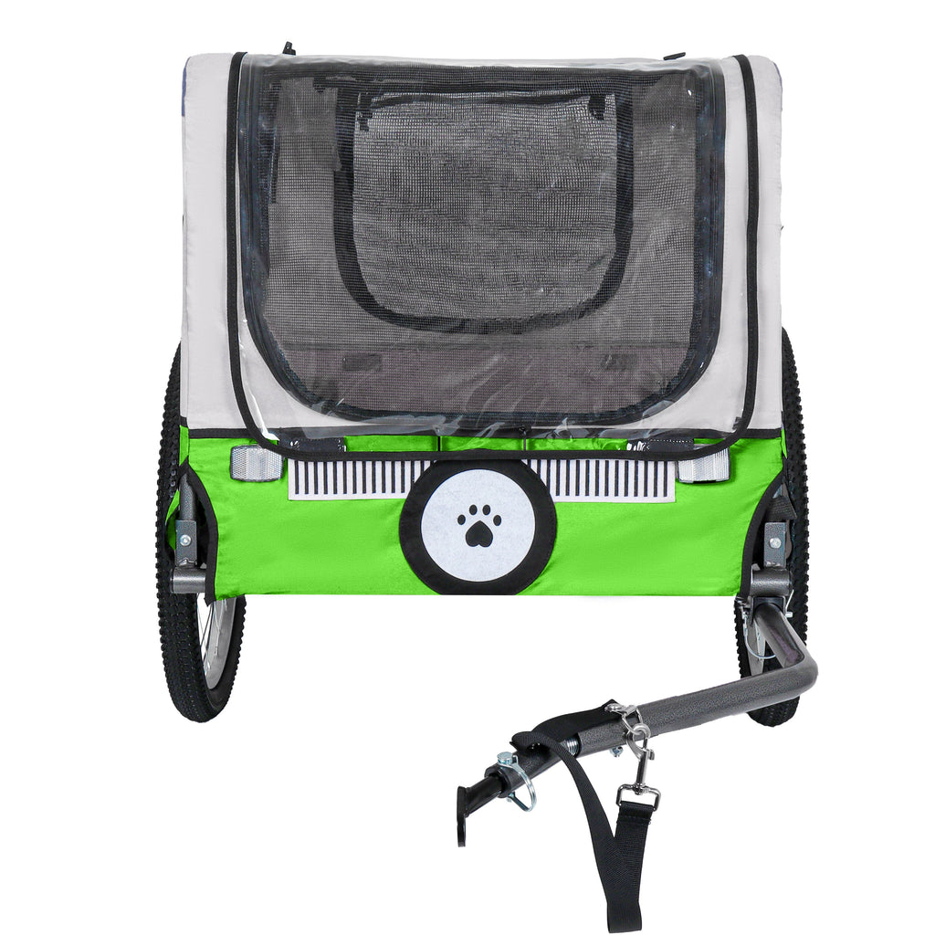 Large Folding Bike Trailer for Dogs with Folding Steel Frame - Multiple Colors