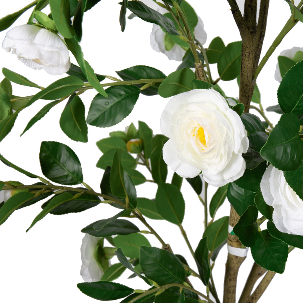 Artificial Camellia Tree - 5FT Faux Indoor Plant