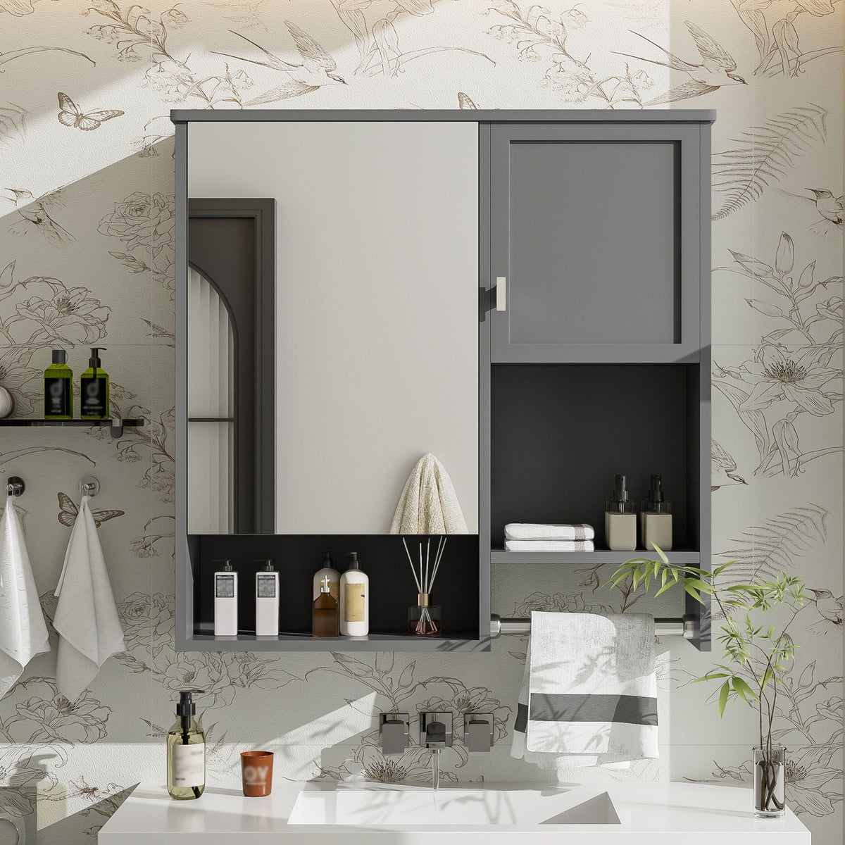 Modern Wall Mounted Bathroom Medicine Cabinet