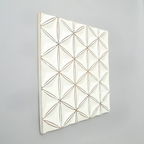 White Wooden Wall Décor with Modern Rustic Touch - White