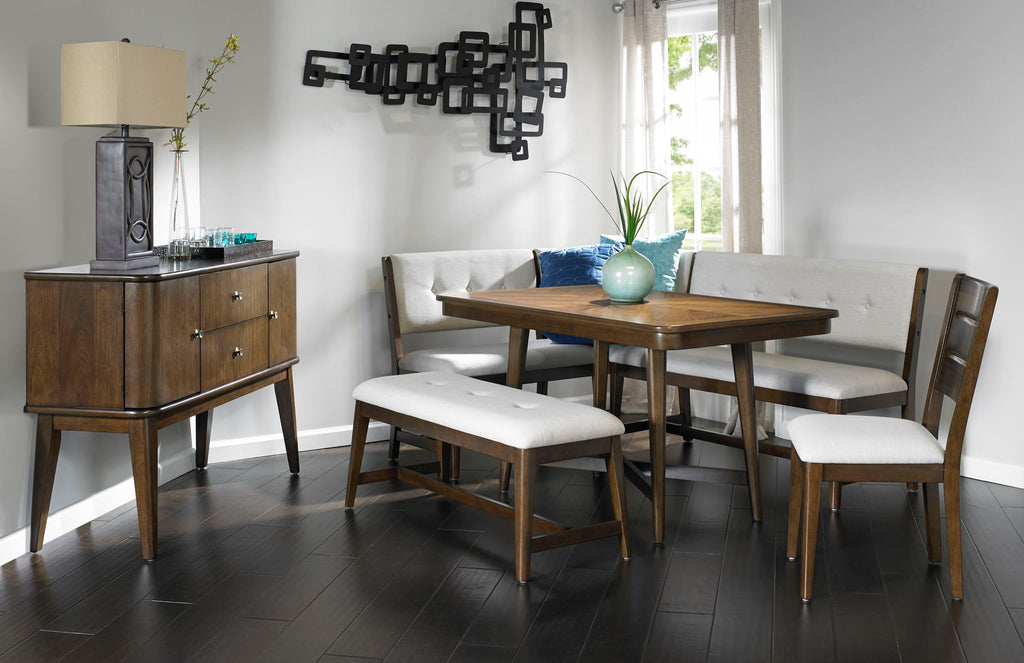 Cherry Dining Table with Solid Wood Construction - Cherry Finish