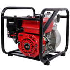 Gasoline Powered Water Pump with 3" Inlet & Outlet, 264GPM Flow - Black / Red
