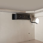 White Server With Base with Power Access - 60" W x 18" D x 37" H