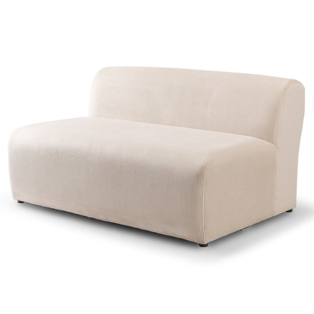 High-Quality Microfiber Sectional Sofa with Deep Seating - Beige or Dark Green
