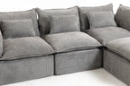 102.3" Width Cloud Couch Oversized Modular Sectional Sofa