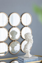 Contemporary Decorative Mirror with Minimalist Style - Champagne