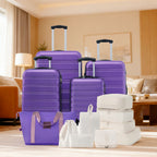 Hardshell Luggage Sets 4 Pieces with TSA Lock and Spinner Wheels - Multiple Colors
