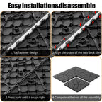 Stone Style 12" Patio Deck Tiles