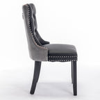 Nikki Modern Upholstered Dining Chair Set of 2