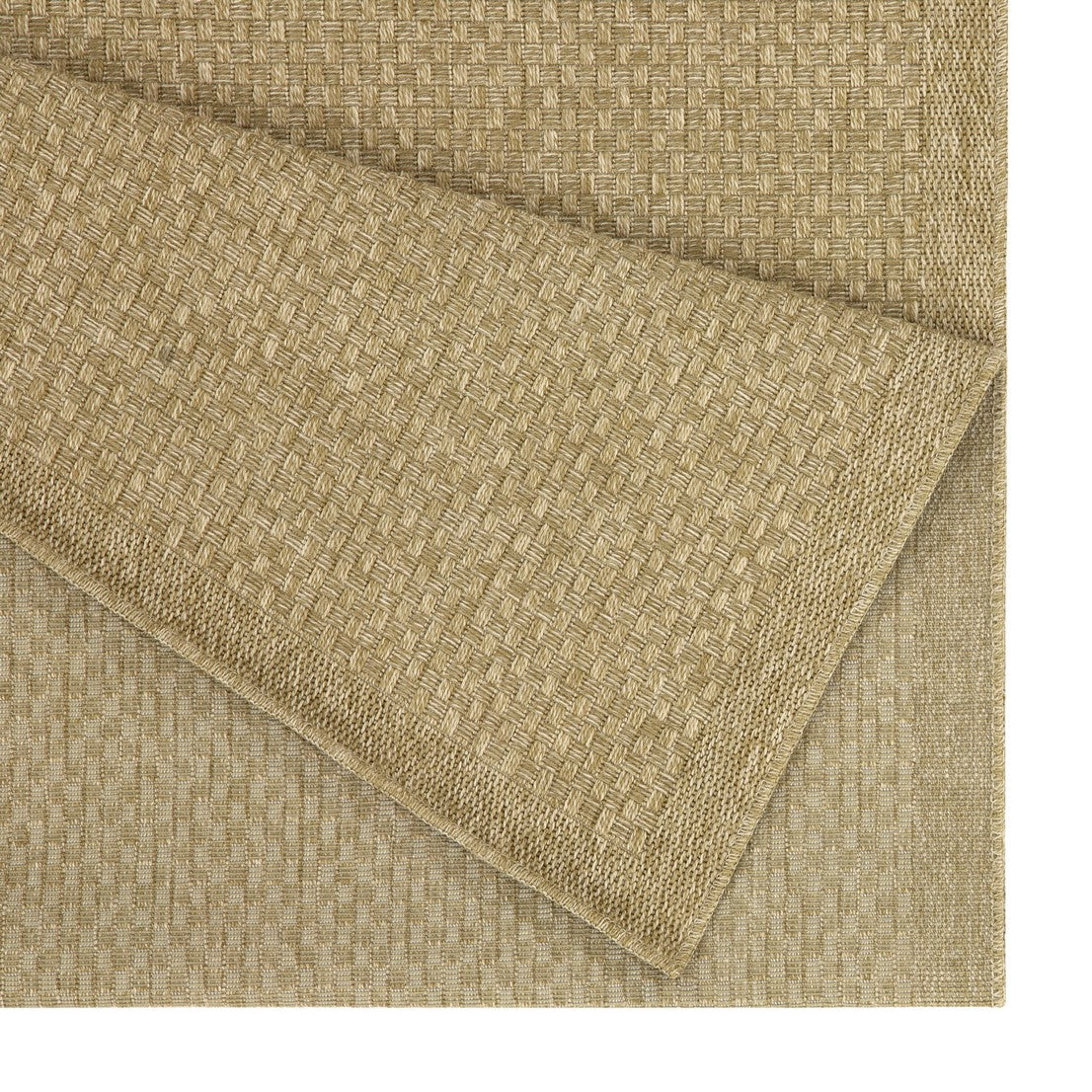 Jute Indoor/Outdoor Area Rug with Stain Resistance - Neutral
