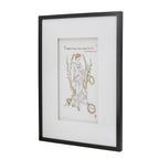 Black White Framed Print Wall Art Set with MDF & Glass - 20x28 in