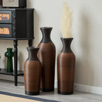 Classic And Neat Floor Vase with High Independent Stand - Multiple Colors