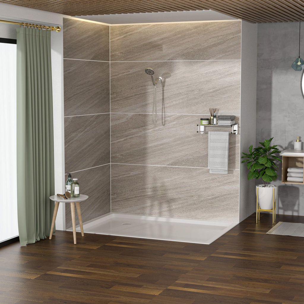 Multi Function Adjustable Hand Shower with 7 Spray Settings - Brushed Nickel
