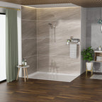 Multi Function Adjustable Hand Shower with 7 Spray Settings - Brushed Nickel