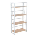 Contemporary Bookcase with Four Open Shelves - White or Black