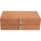 Durable Construction Jewelry Safe with Fireproof Protection - White or Black