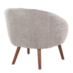 Elegant Lounge Chair with Plush Upholstery - Gray