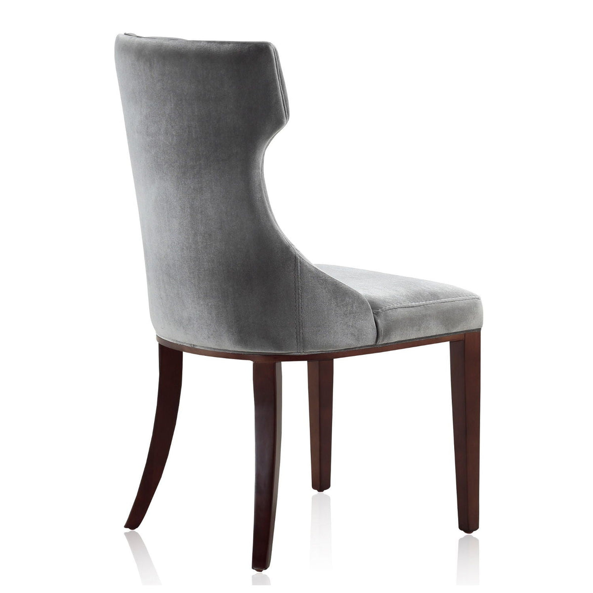 Reine Dining Chair Set of 2 with Solid Wood Frame and Classic Design - Multiple Colors