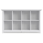 Amherst Cube Storage Bookcase with Large Cubbies - Dark Brown, Dark Gray, or White