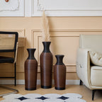 Classic And Neat Floor Vase with High Independent Stand - Multiple Colors