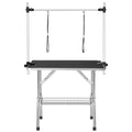 Large Heavy Duty Pet Grooming Table with Adjustable Arm - Black or Blue