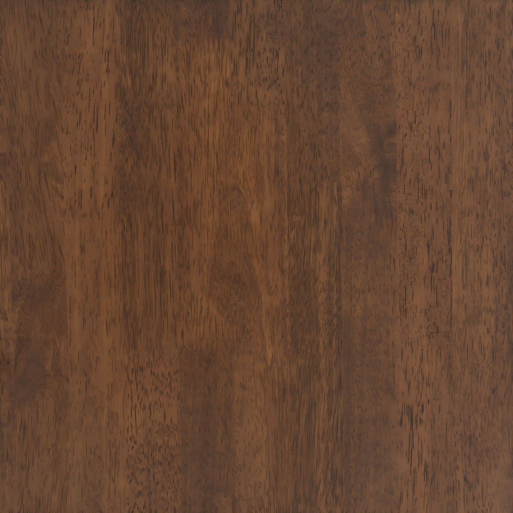 Rectangular Modern Dining Table with Solid Wood Construction – Dark Brown or White