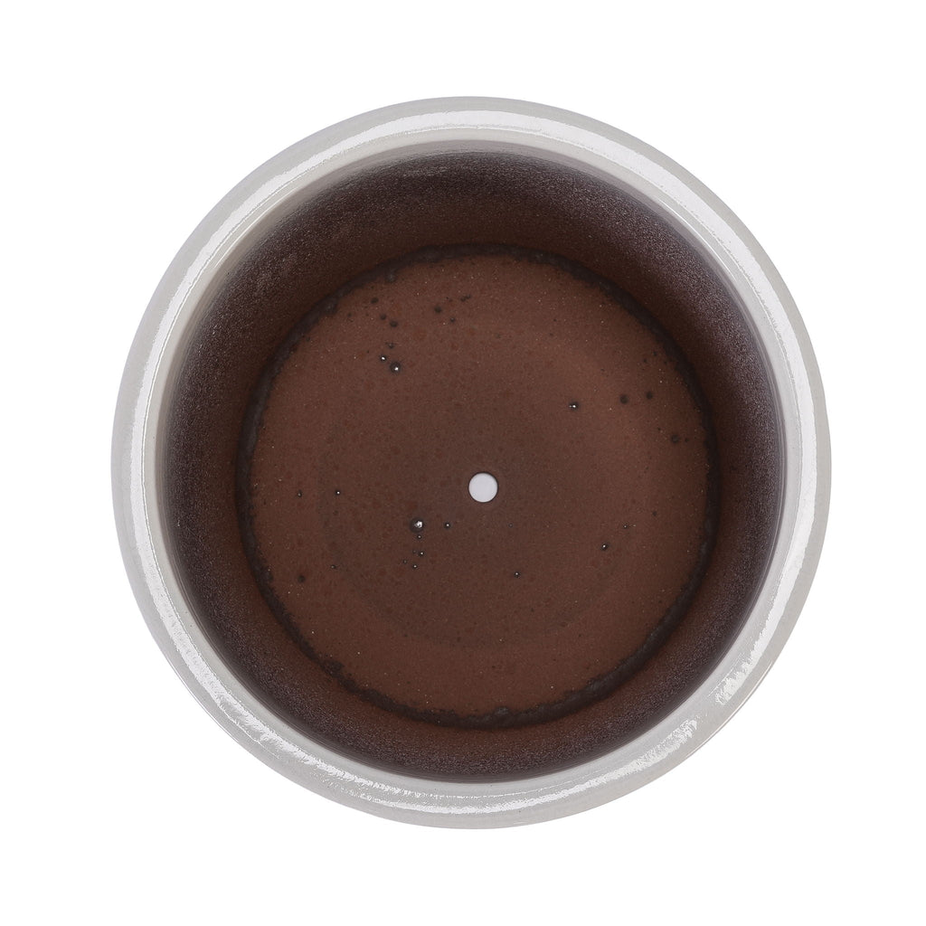 Ceramic Planter with Drainage Hole - White or Light Blue