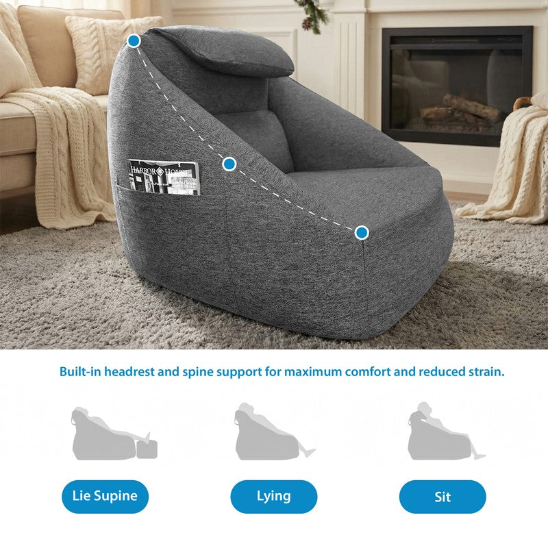Cloud Ergonomic Couch with Inflatable Comfort - One Size