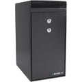 Dual Key Depository Safe with Anti-Fishing Baffle - Black